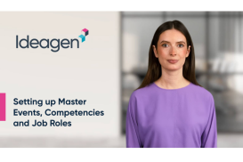 Setting up Master Events, Competencies and Job Roles