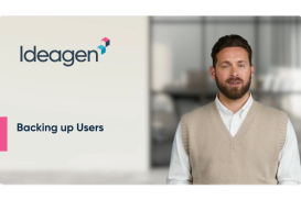 Backing up users
