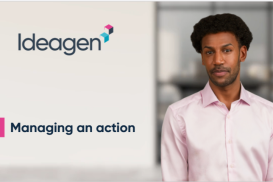 Managing an action