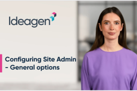 Configuring Site Admin - General options