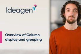 Overview of column display and grouping
