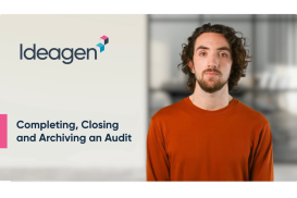 Completing, closing, and archiving an audit