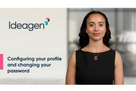 Configuring your profile and changing your password