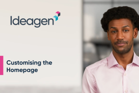 Customising the Homepage