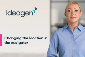 Changing the location in the navigator