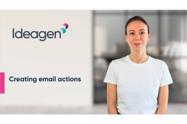 Creating email actions