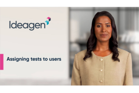 Assigning tests to users