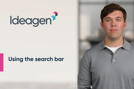 Using the search bar