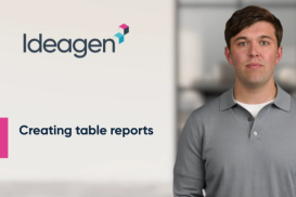 Creating table reports