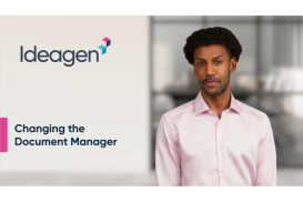 Changing the Document Manager